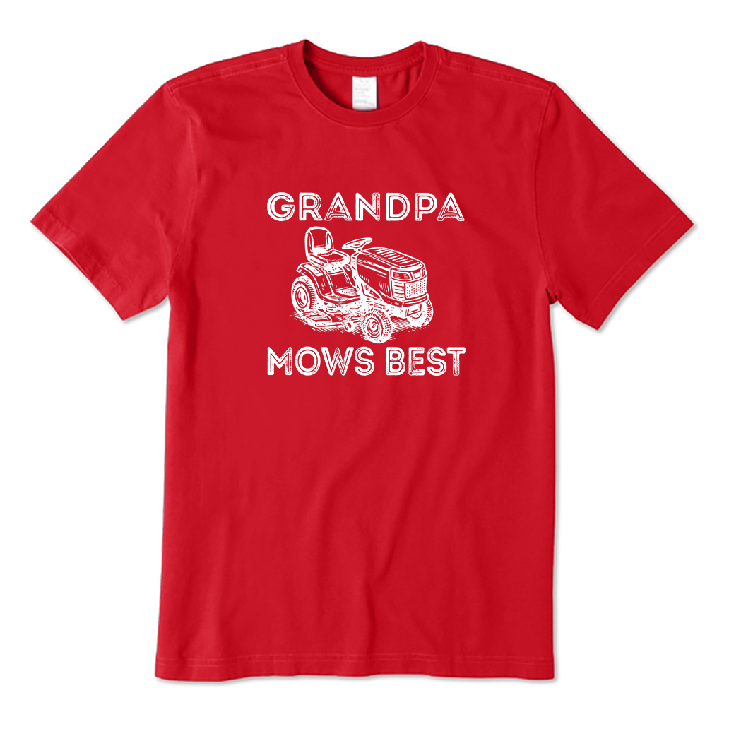 Grandpa Mows Best T-Shirt