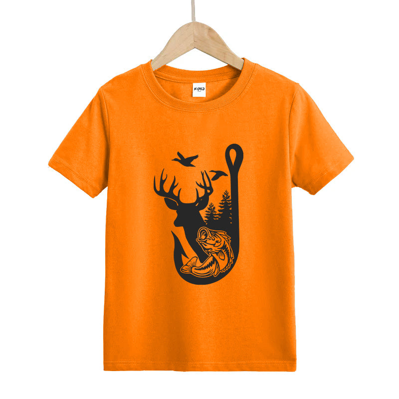 Fishing and Hunting Kid's T-Shirt