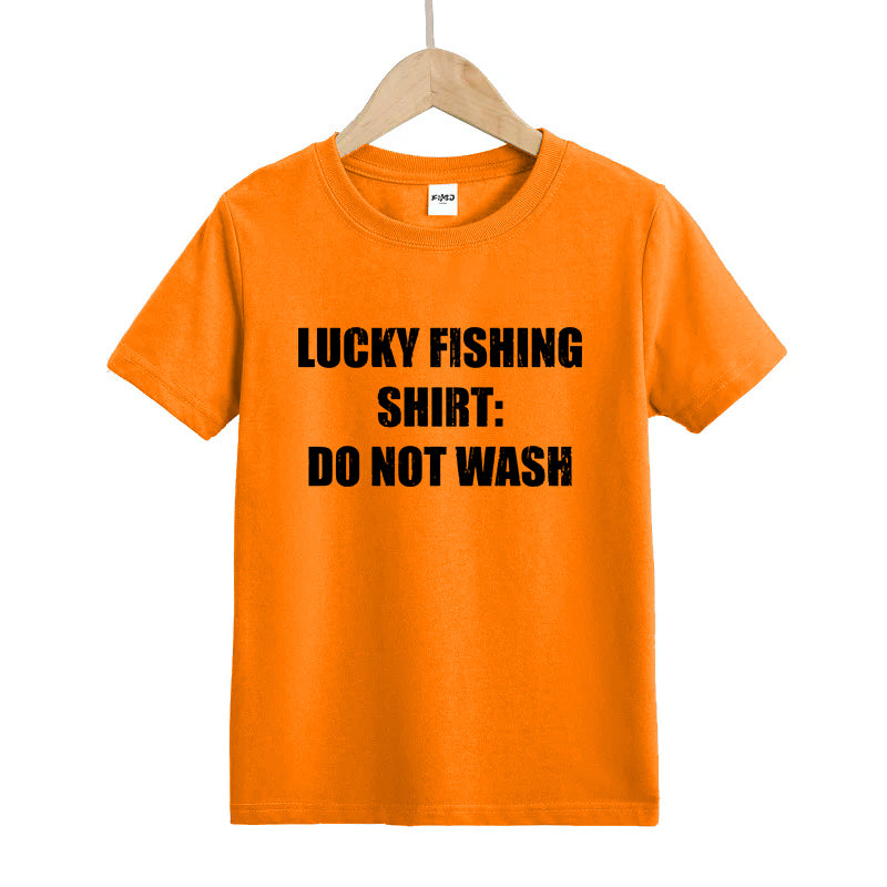 Lucky Fishing Shirt Do Not Wash Kids T-Shirt