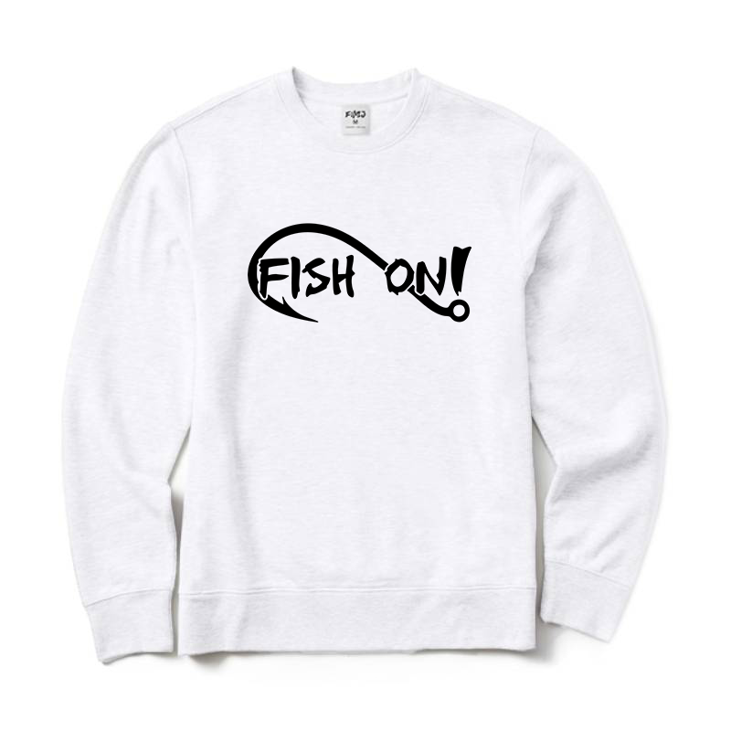 Fish On Fishing Crewneck Sweatshirt