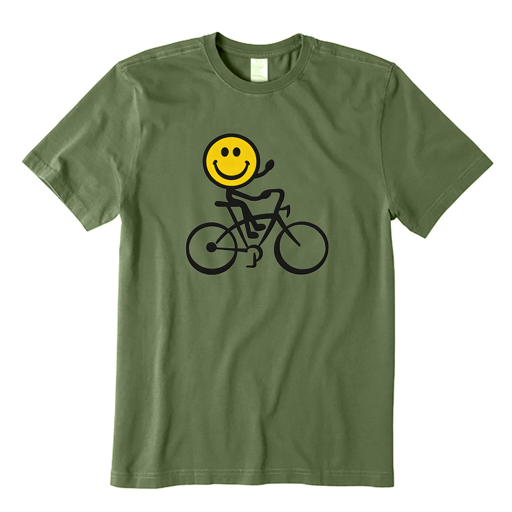 Smiley Bike Rider T-shirt