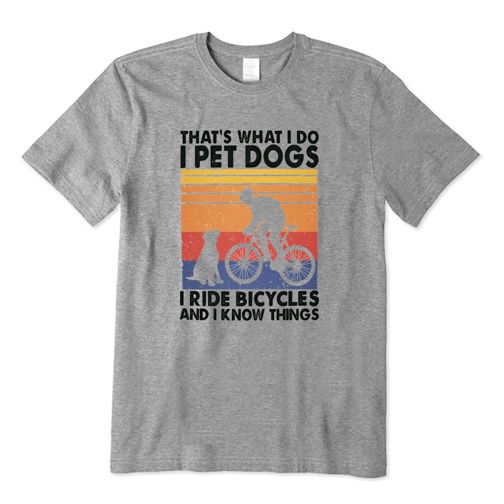 Dog & Bicycle Lover T-shirt