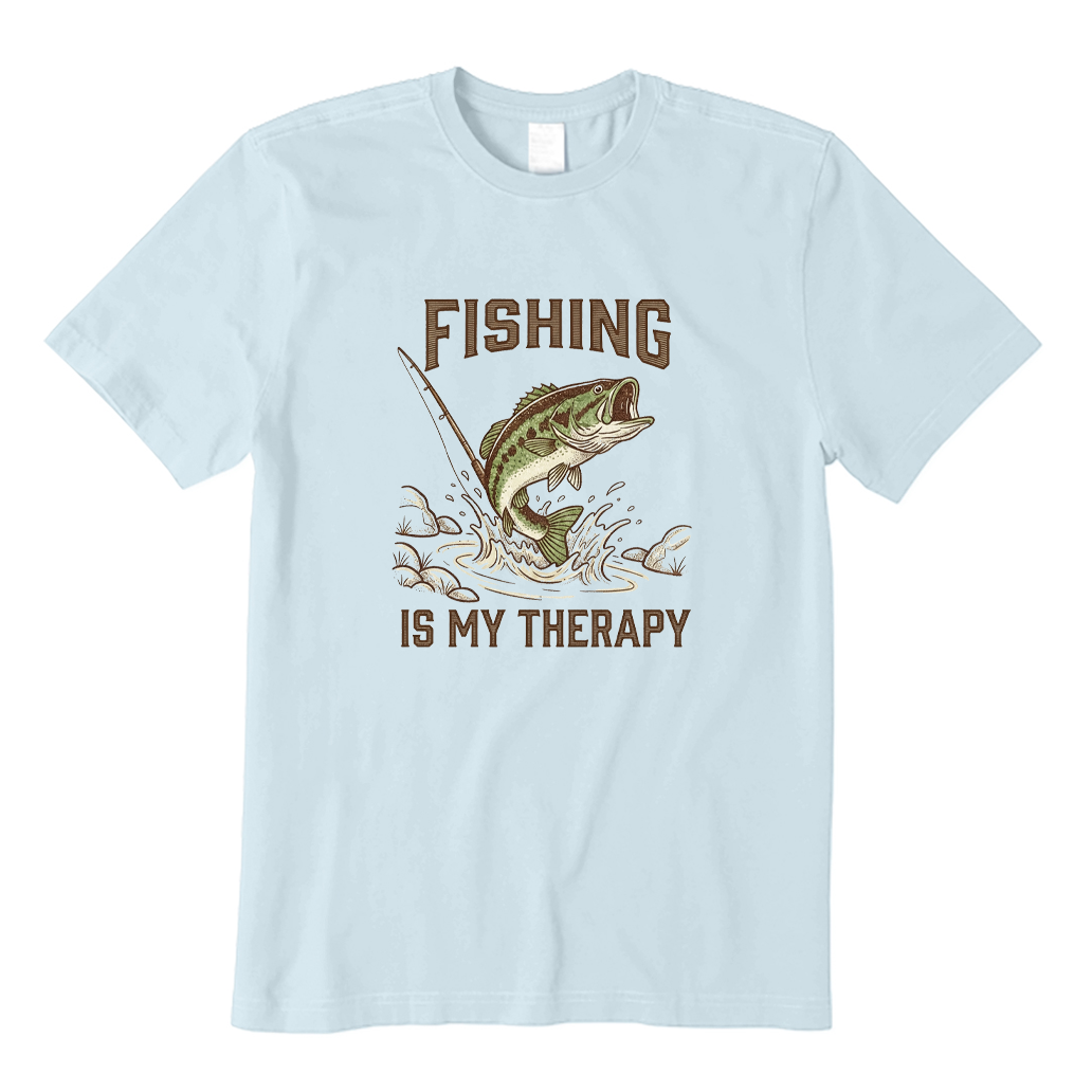 Fishing Is My Therapy T-shirt
