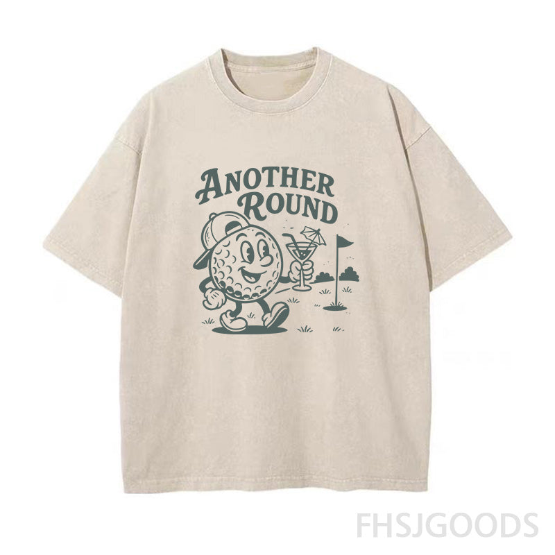 Another Round Golf Unisex Distressed T-Shirt