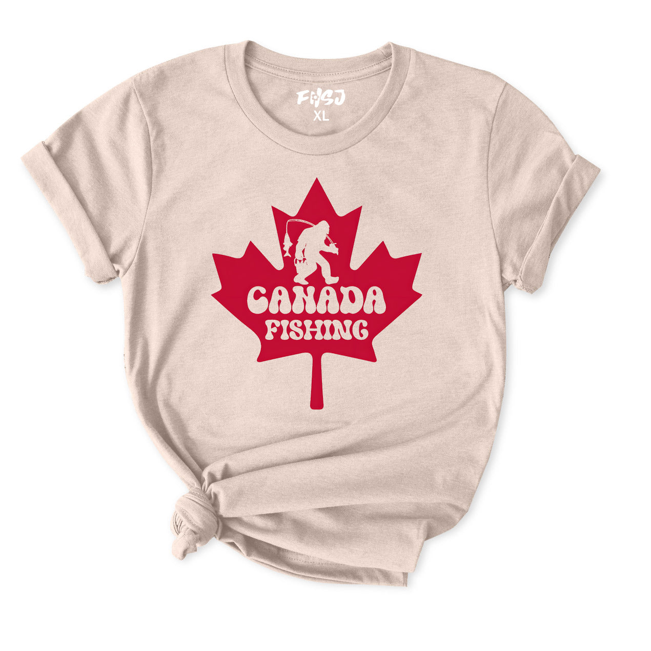 Bigfoot fishing T-Shirt for Women