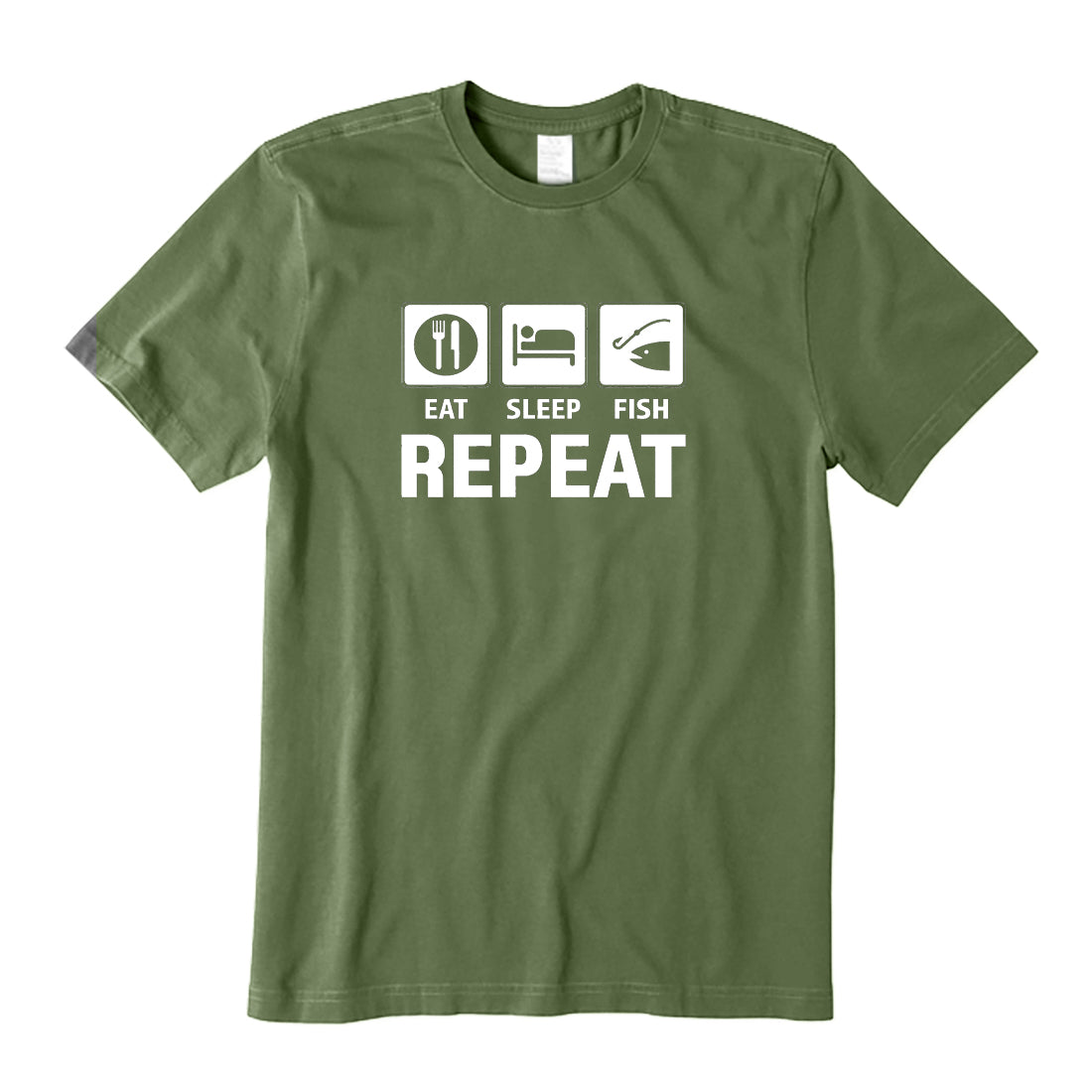 EAT Sleep Fish Repeat T-Shirt