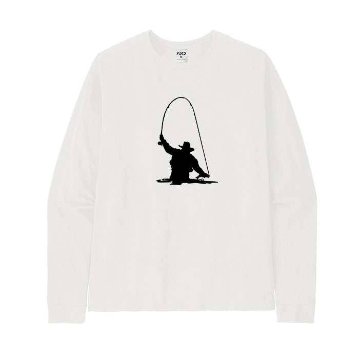 FLY FISHING FISHERMAN Long Sleeve T-Shirt