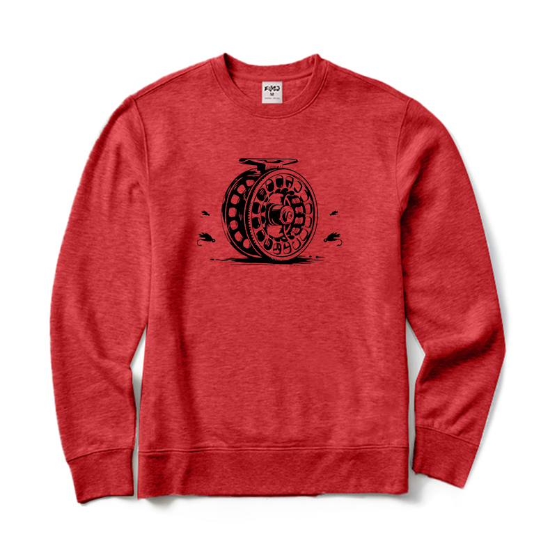Fly Reel Crewneck Sweatshirt