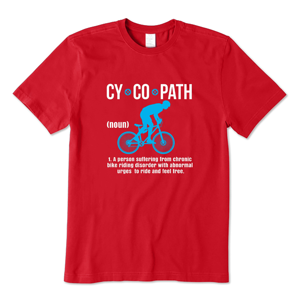 Cyclopath A Person Addicted To Cycling T-shirt