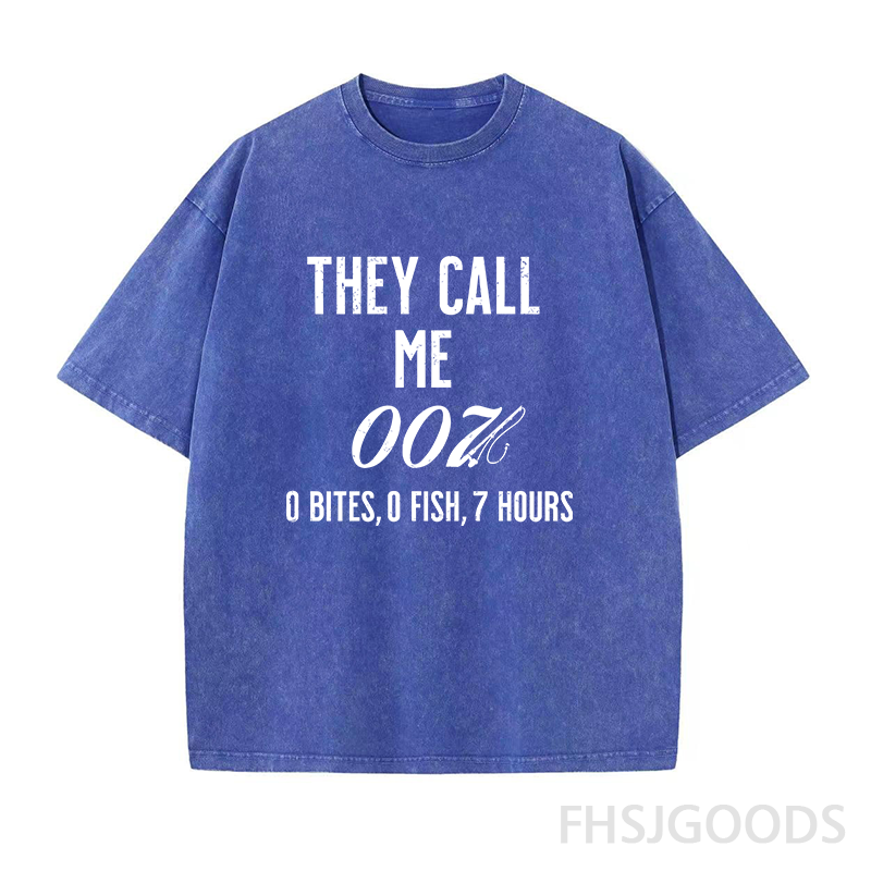 They Call Me 007 Unisex Distressed T-Shirt