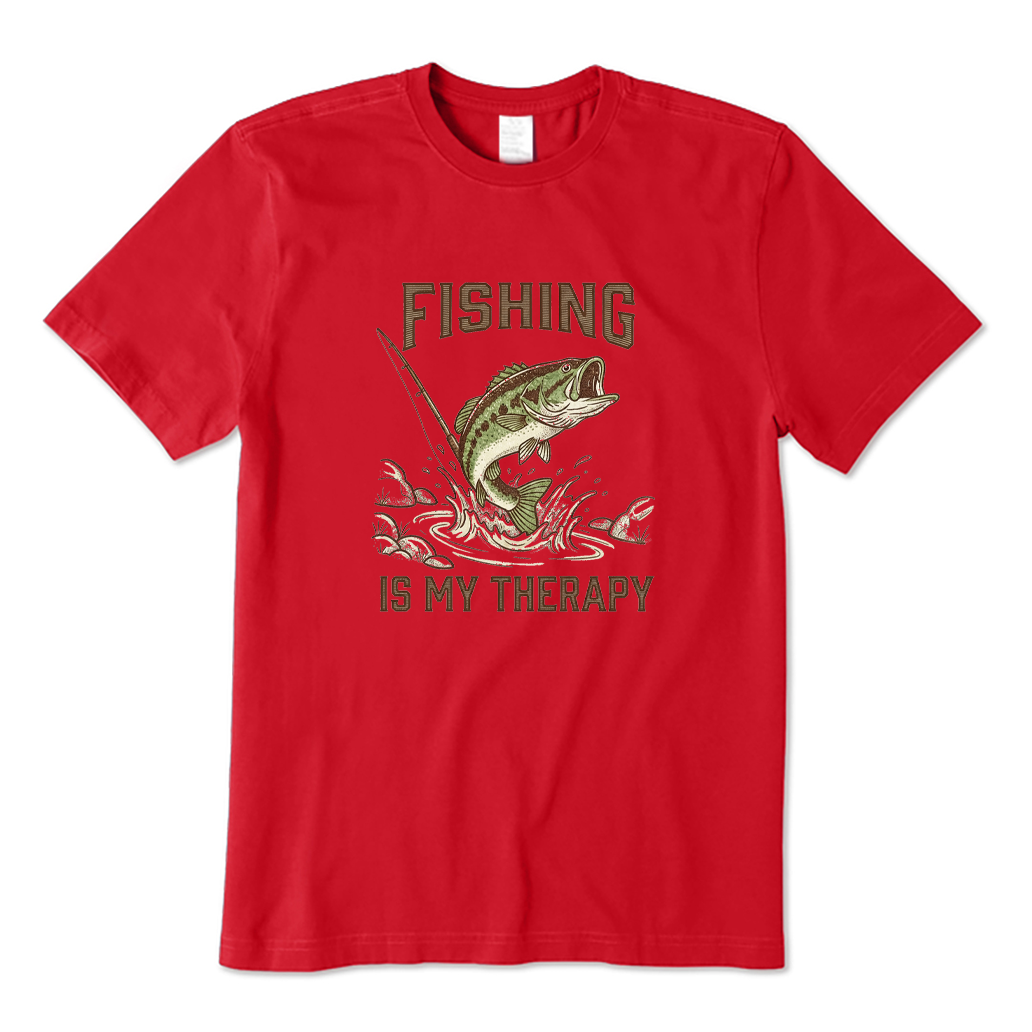Fishing Is My Therapy T-shirt