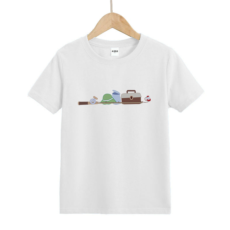 Get Your Fishing Equipment Ready Kids T-Shirt