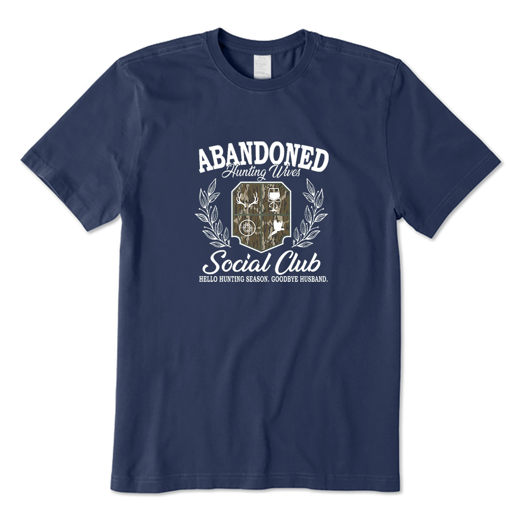 Abandoned Hunting Wife Social Club T-Shirt