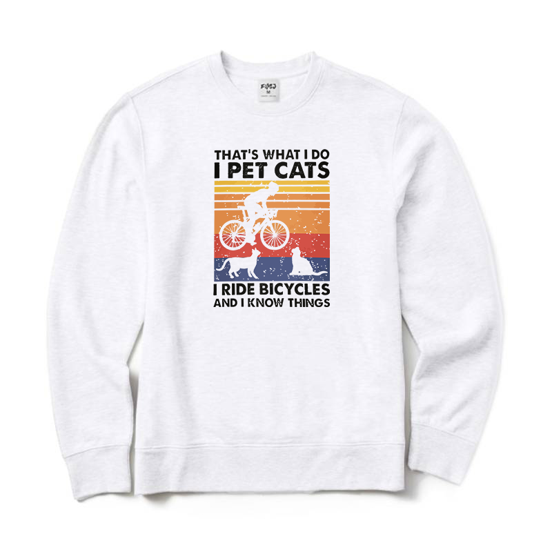 Funny Cyclist Crewneck Sweatshirt