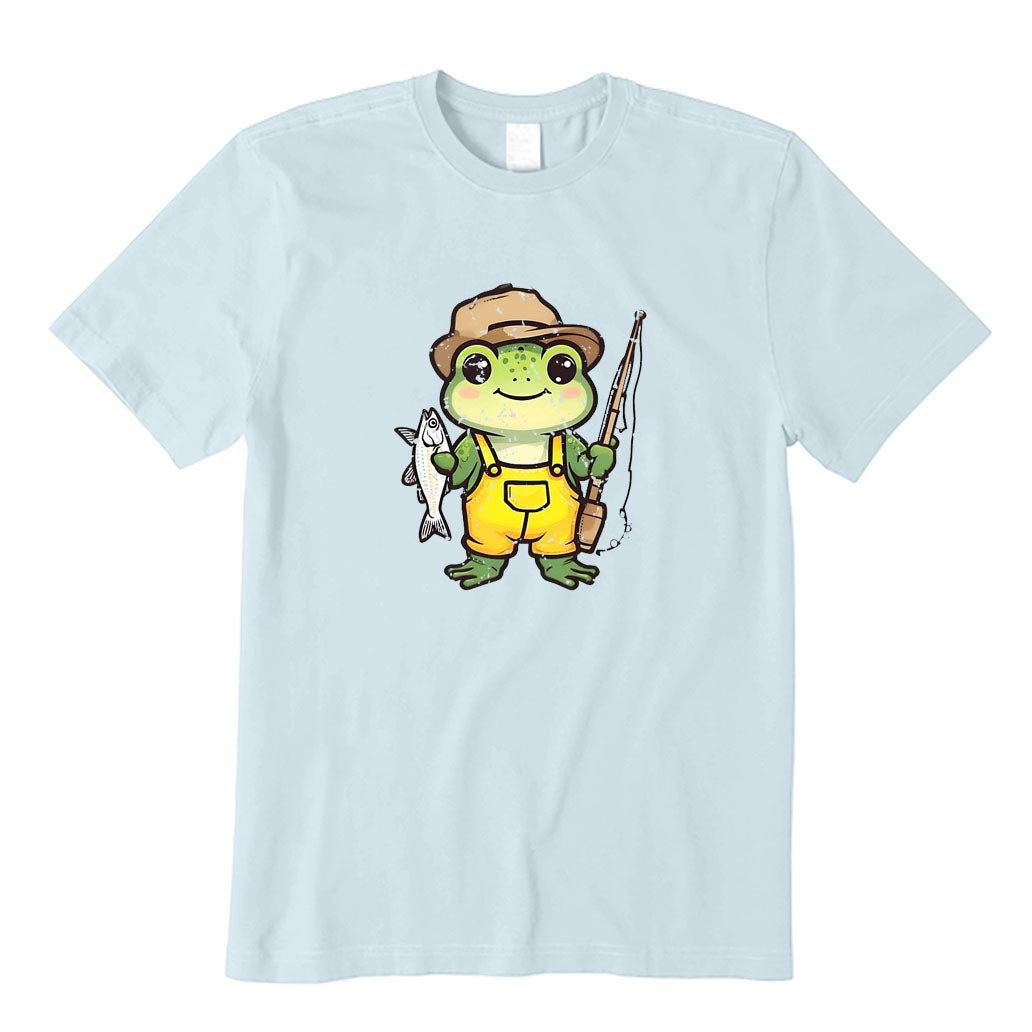 A Cute Fisherman Frog T-Shirt