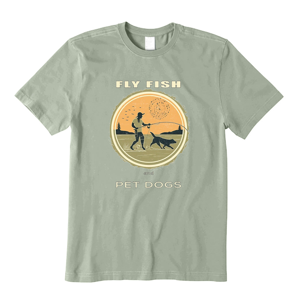 FLY FISH AND PET DOGS T-Shirt