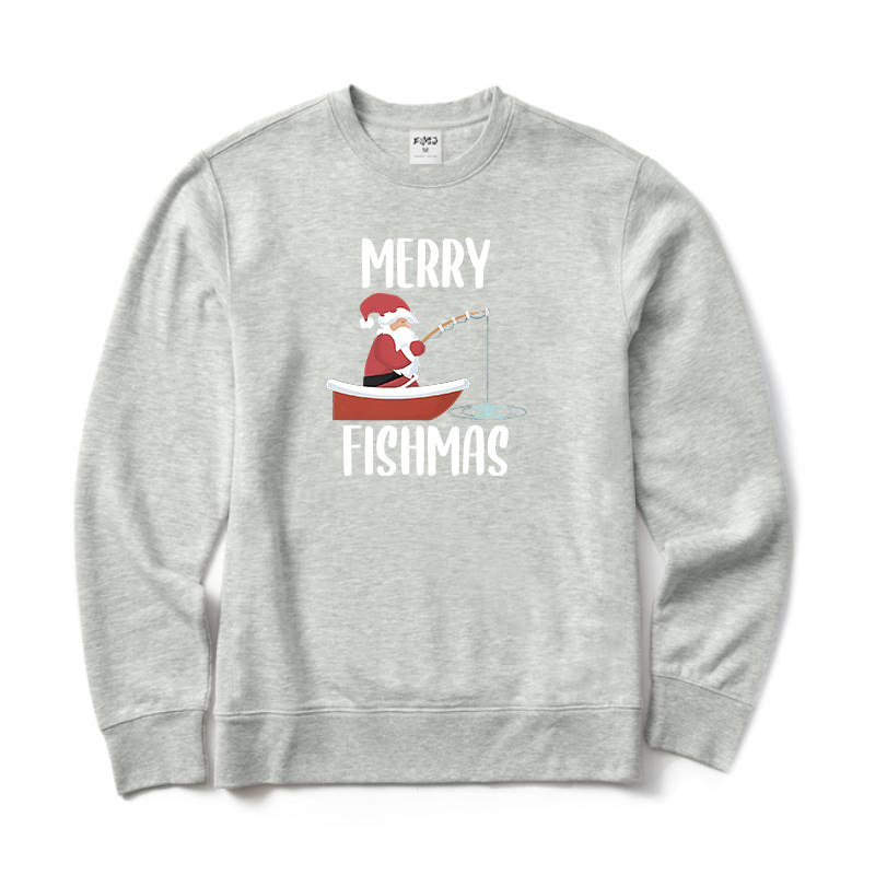 Merry Fishmas Crewneck Sweatshirt