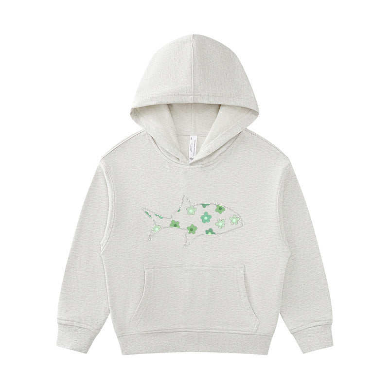 Flower Fish Kid's Hoodie