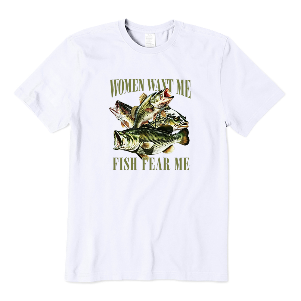 Women Want Me Fish Fear Me Funny Largemouth Bass T-shirt