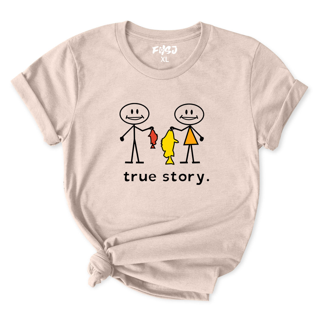 True Story Fishing T-Shirt for Women