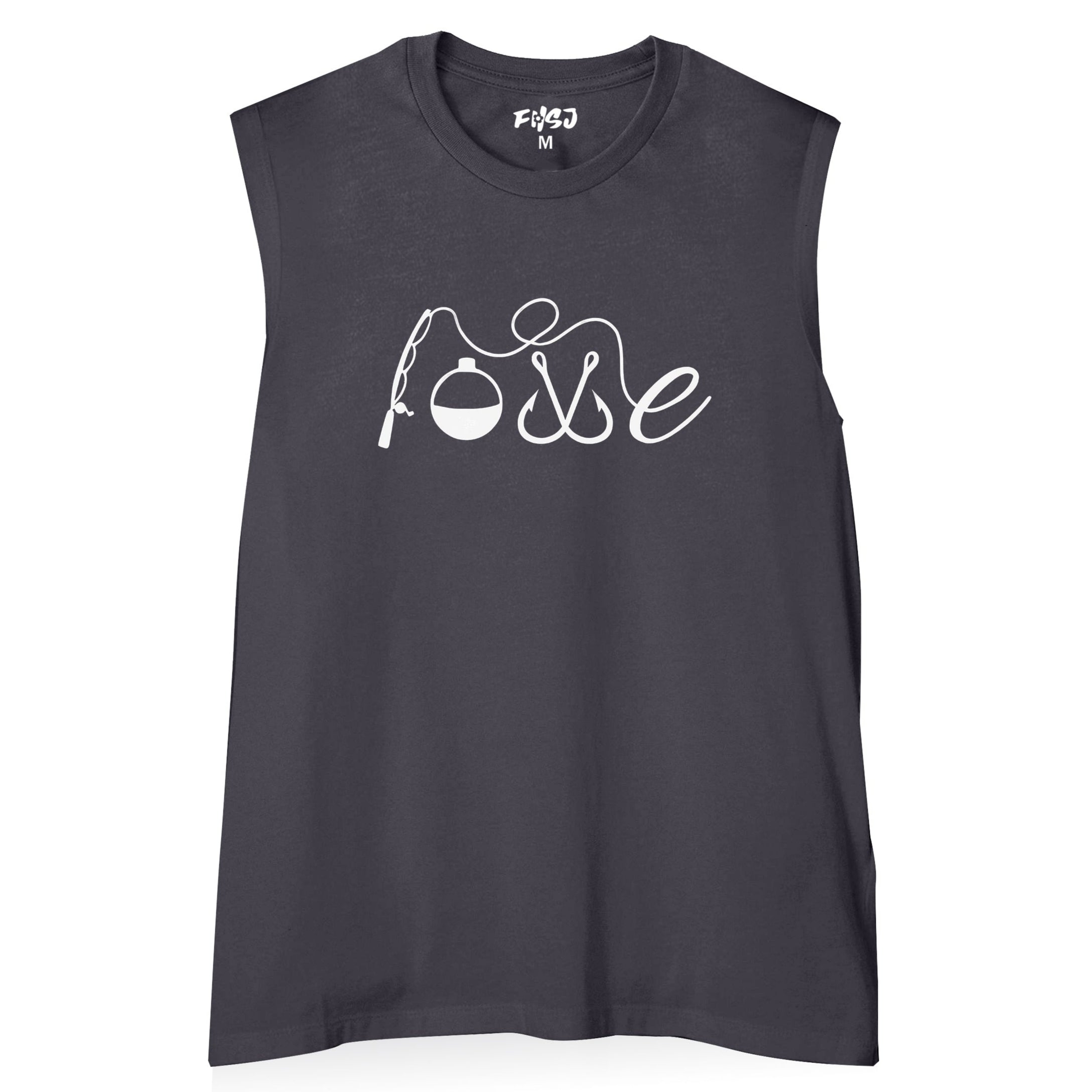 Women LOVE FISHING Tank Top
