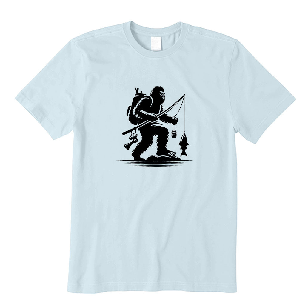 Bigfoot Fishing T-Shirt