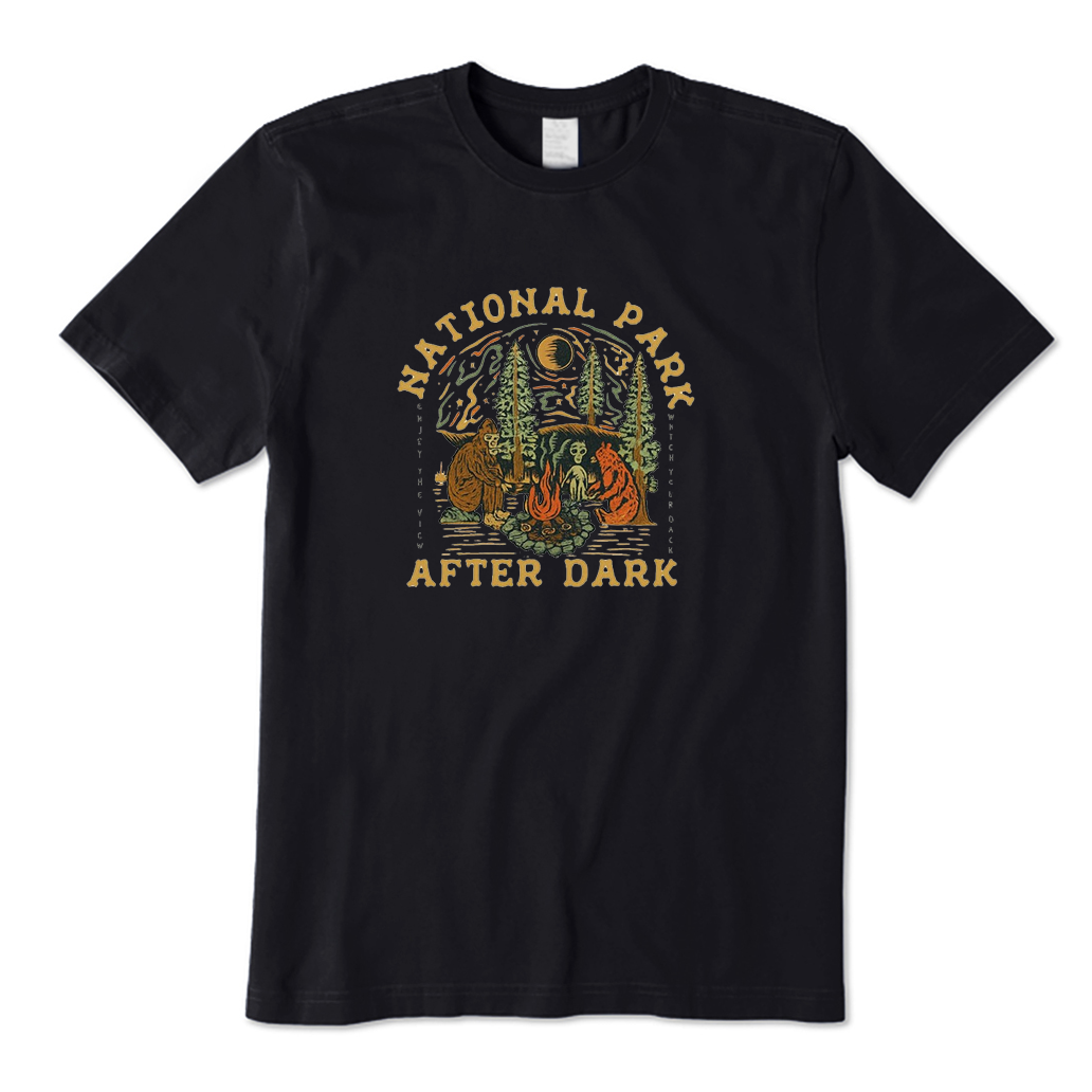 National Park After Dark Halloween T-Shirt