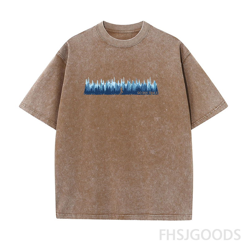 Go Run Trails Unisex Distressed T-Shirt