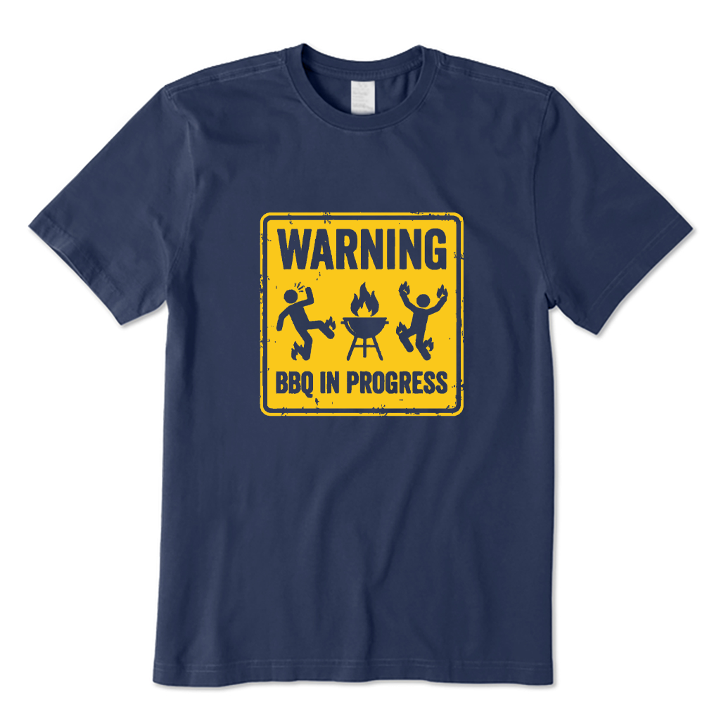 Warning BBQ In Progress T-shirt