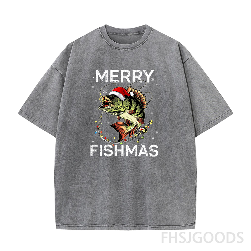 Merry Christmas Unisex Distressed T-Shirt