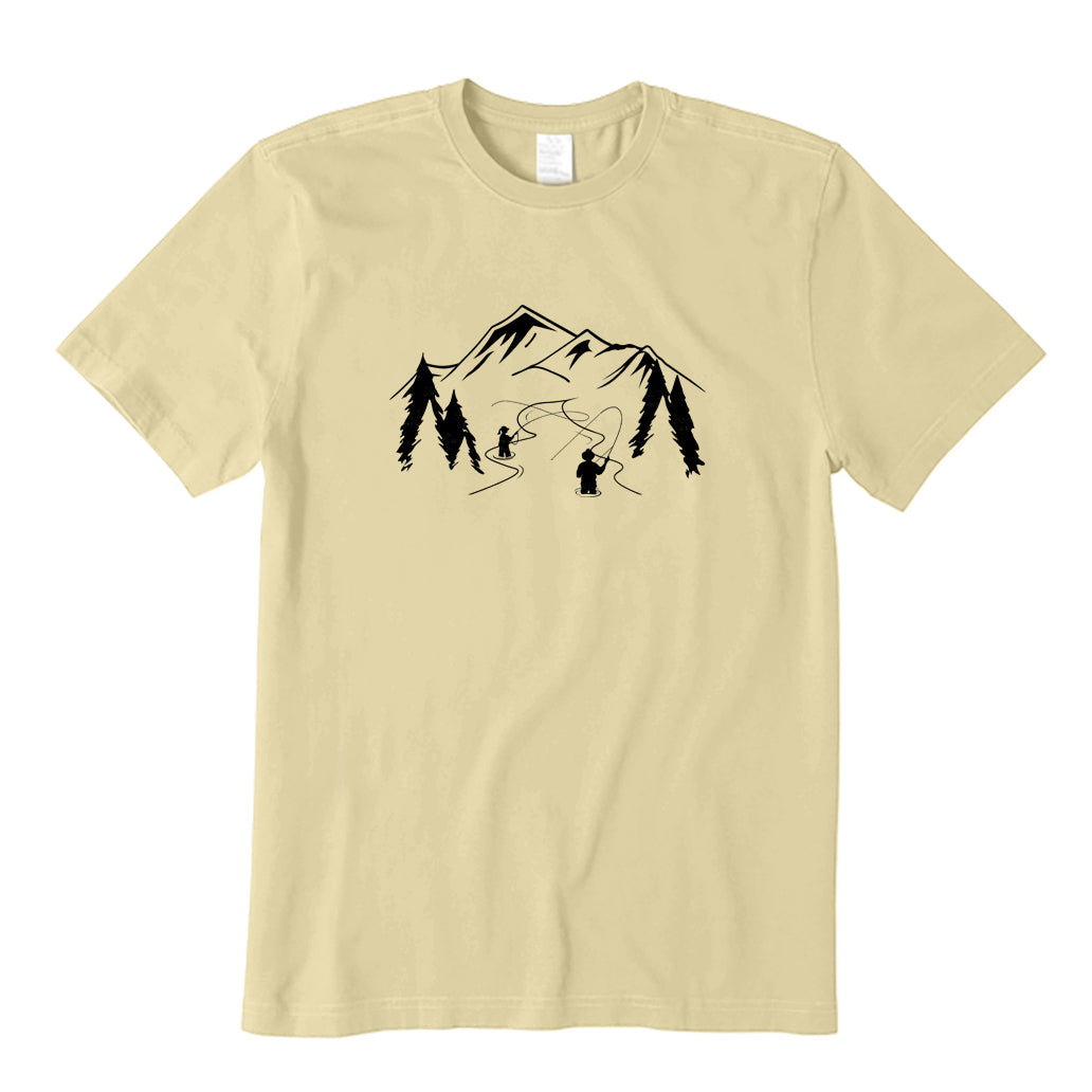 Fly Fishing Mountains T-Shirt