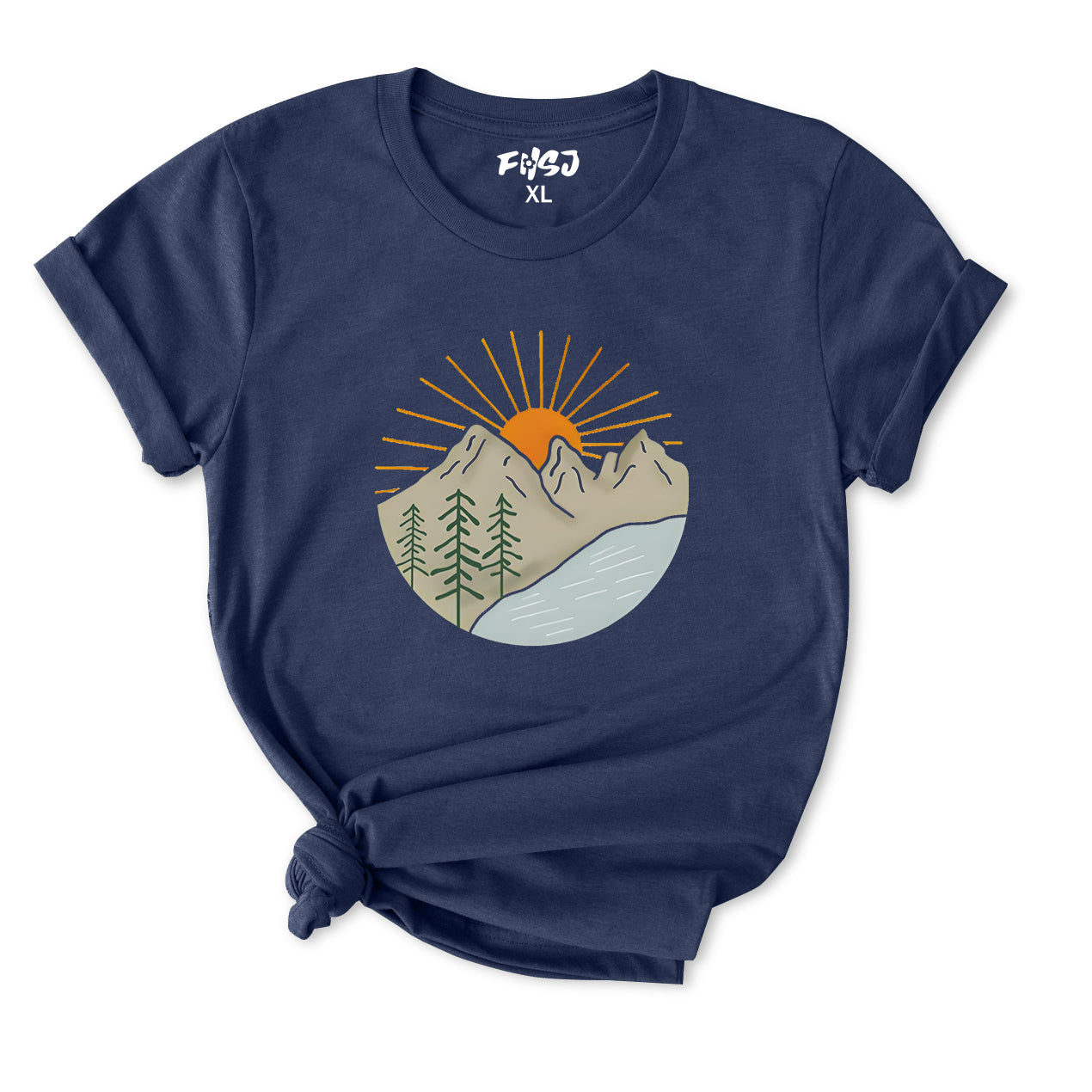 Mountain Scene T-Shirt for Women