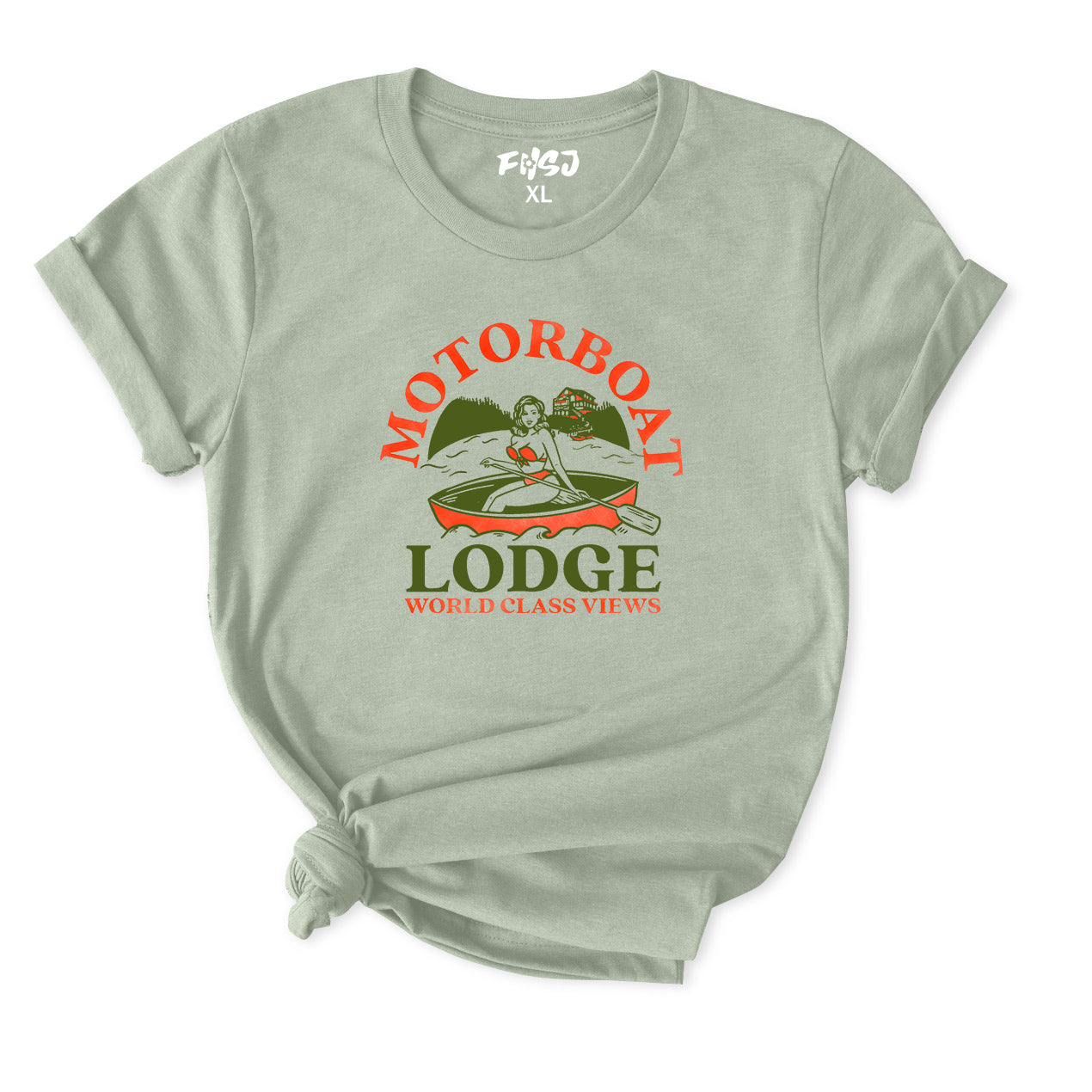 Motorboat Lodge T-Shirt for women