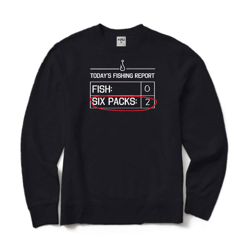 TODAY'S FISHING REPORT Crewneck Sweatshirt