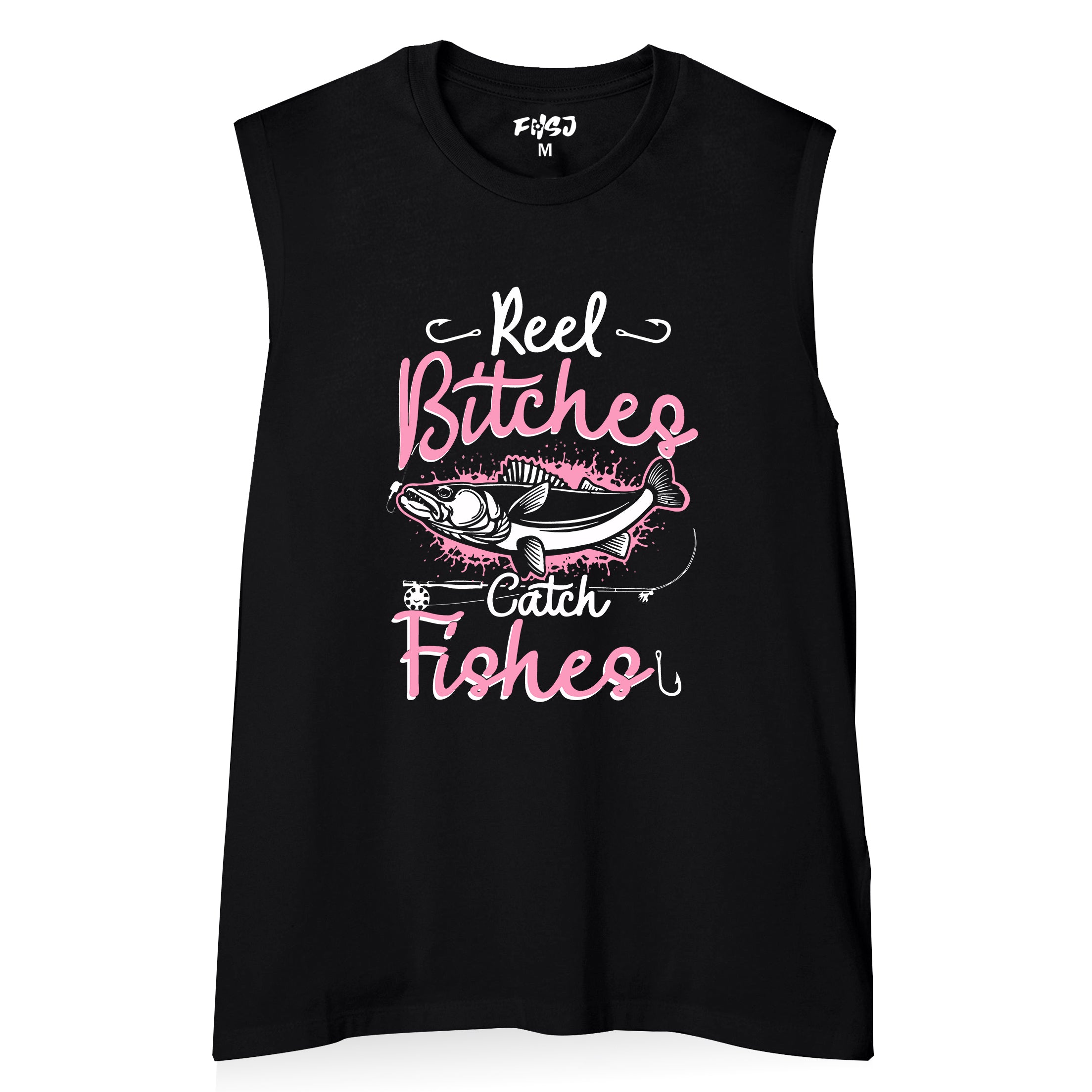 Women Reel Bitches Catch Fishes Tank Top