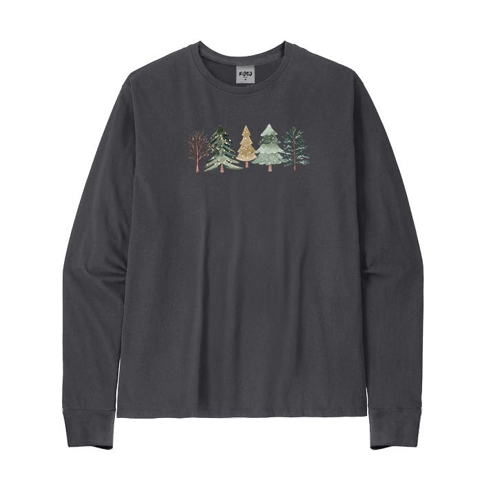 Merry and Bright Trees long Sleeve T-Shirt