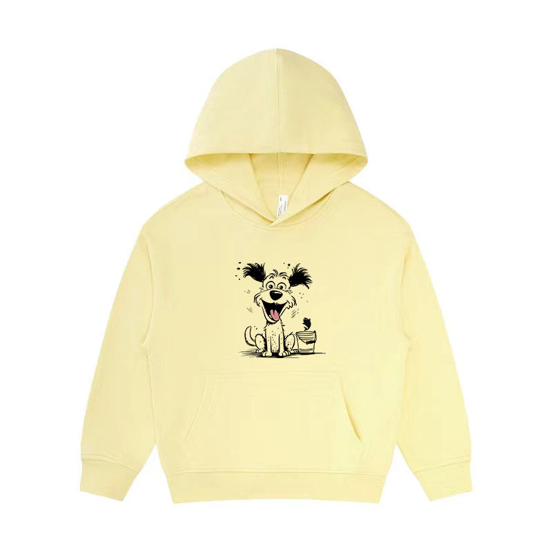Dog Happy Fishing Kid's Hoodie