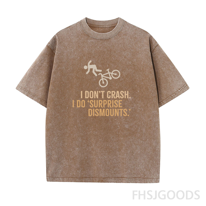 Surprise Dismount Bike Unisex Distressed T-Shirt