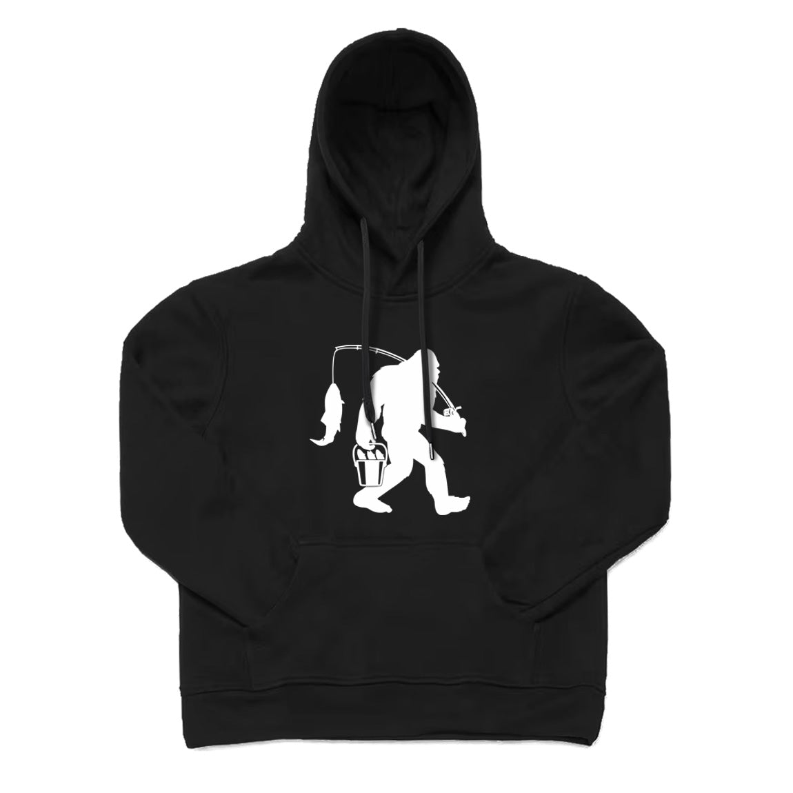 Bigfoot Fishing Hoodie