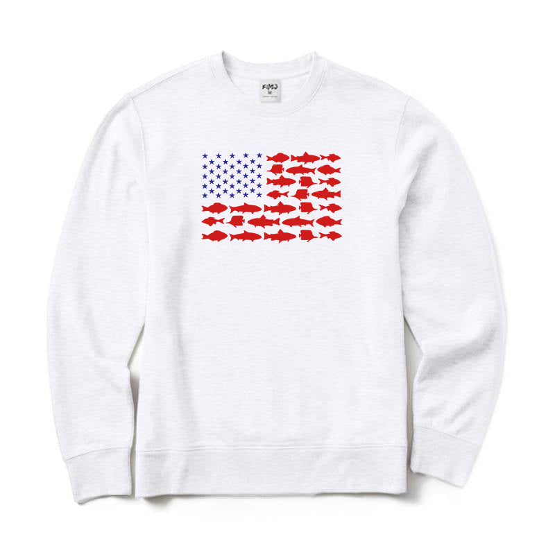 Fish Flag Crewneck Sweatshirt