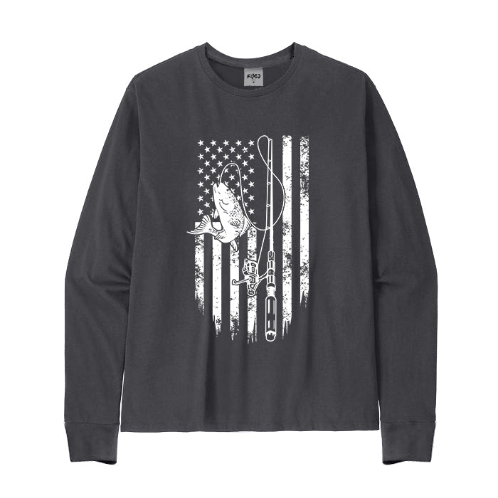 FISHING FLAG Long Sleeve T-Shirt