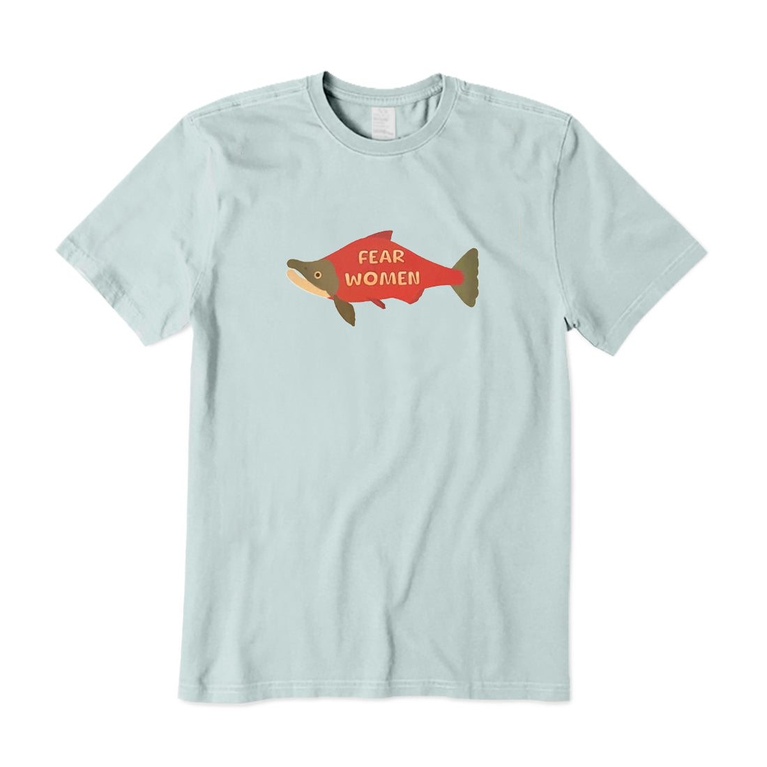 Fear Women Salmon T-Shirt