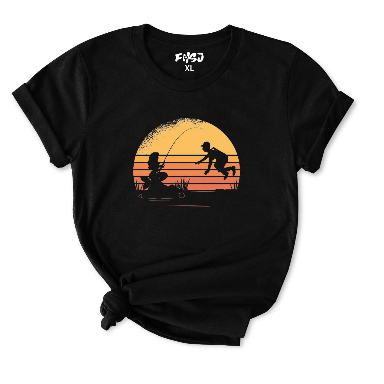 A Mermaid Fishing A Man T-Shirt for Women