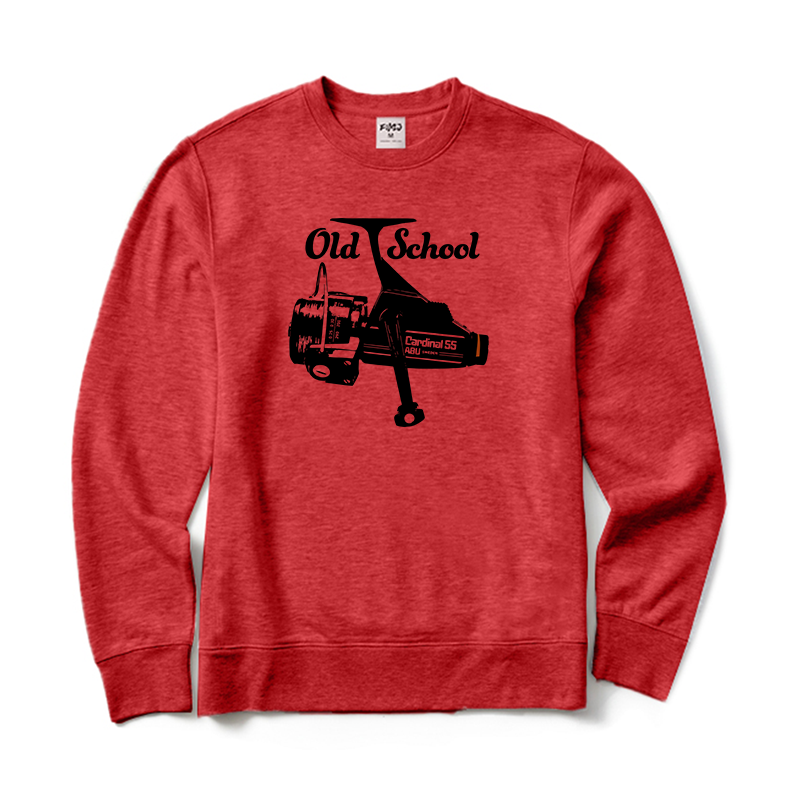 Cardinal 55 Fishing Reel Crewneck Sweatshirt