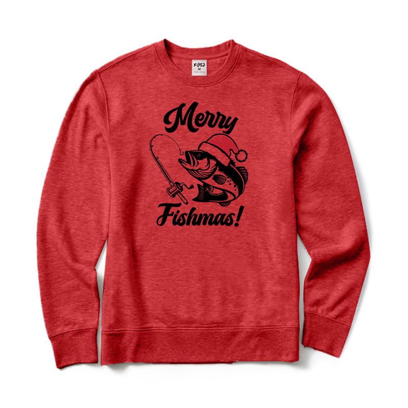 Merry Fishmas Crewneck Sweatshirt