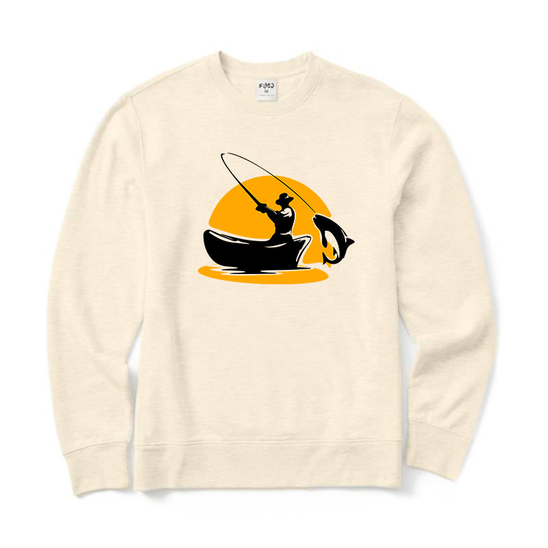 Fishing on The Boat Crewneck Sweatshirt