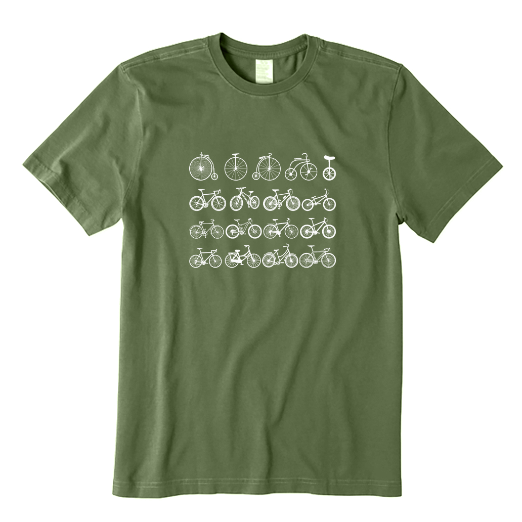 Evolution of Bicycles History T-shirt