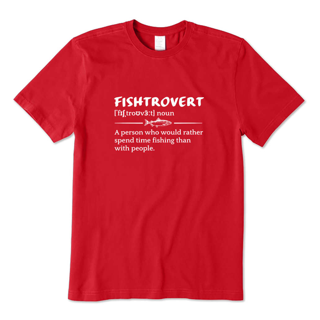 Fishtrovert Definition T-shirt