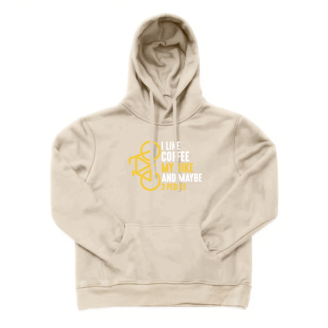 I Like Coffee My Bike and Maybe 3 People Hoodie