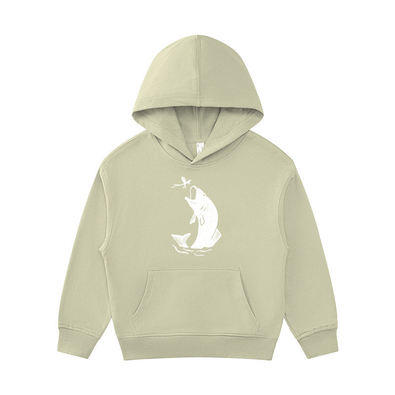 The Trout Hooked Kid's Hoodie